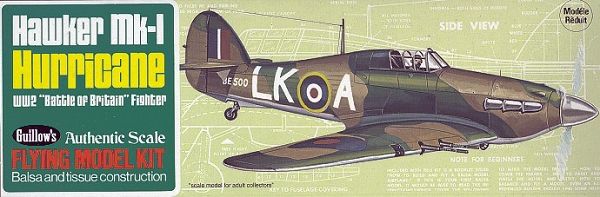 Guillow Hawker Hurricane Balsabausatz 506