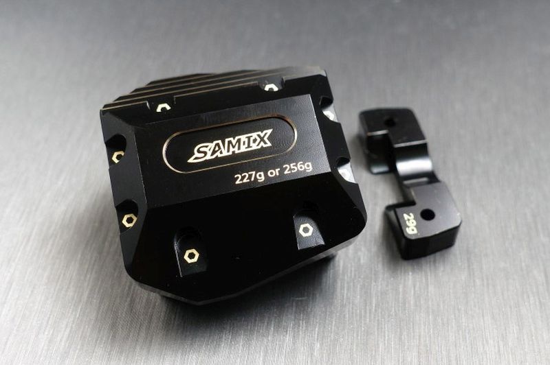 SAMIX SCX-6 brass diff. cover (with adjust weight) für SCX-6 SCX6-4075