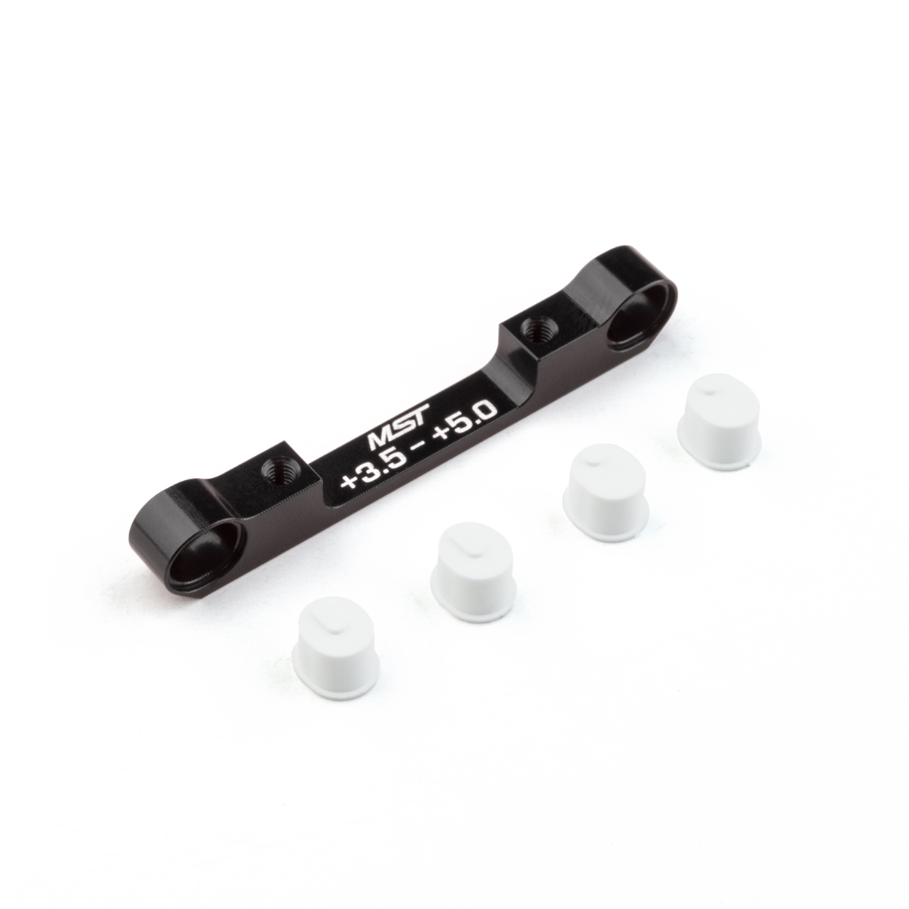 MST-Racing Adjustable alum. suspension mount (+3.5~+5.0) (black) 820143BK