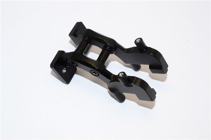 GPM Alu Spoilerbefestigung eloxiert hinten schwarz Traxxas 1/16 E-Revo