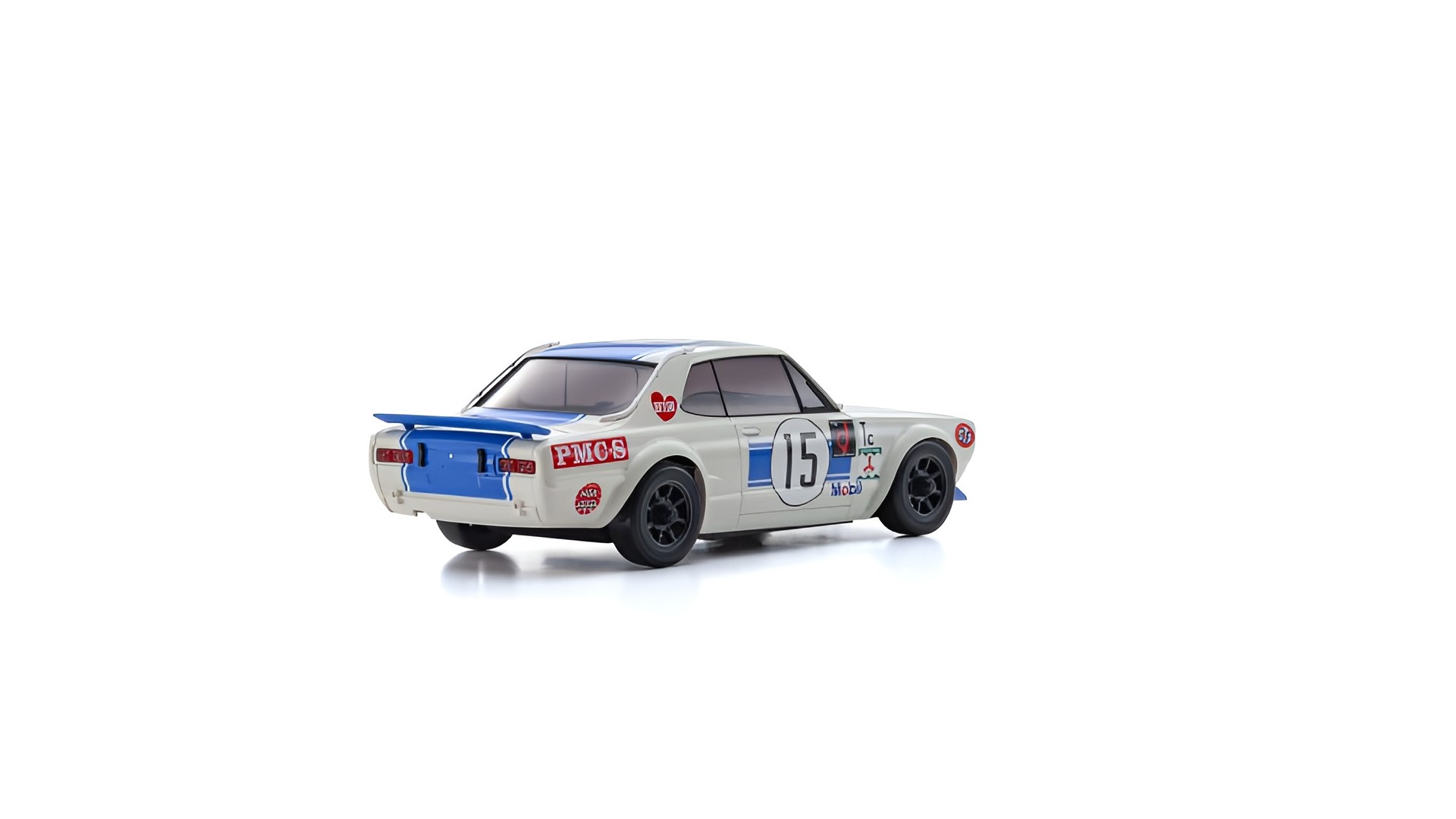 Kyosho Mini-Z AWD Skyline 2000GT-R KPGC10 Racing'72 Blue No15 (MA020/KT531P) 32643BL - Abbildung 2