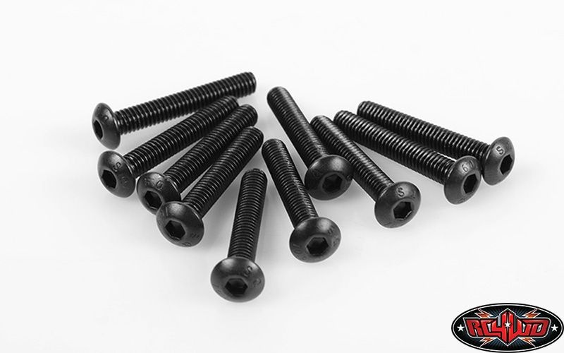 RC4WD Steel Socket Head Cap Screws M4 X 25mm (10) Z-S1514