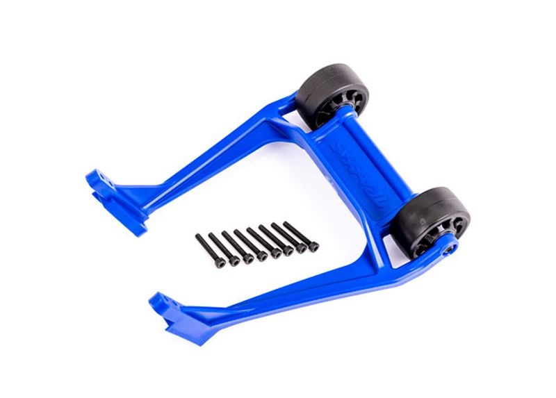 Traxxas Wheelie-Bar blau (montiert) 9576X