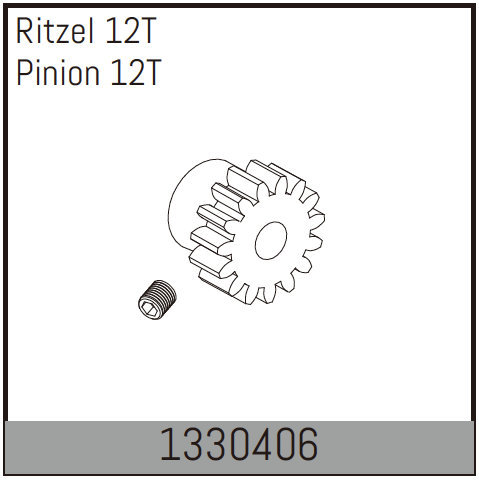 Absima Ritzel 12T 1330406