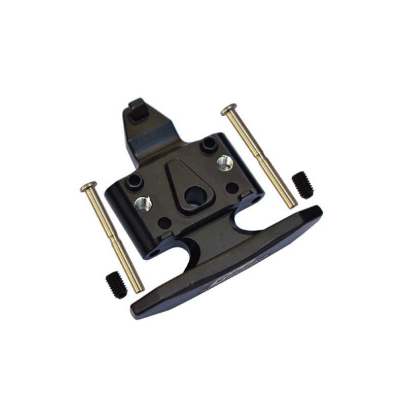 GPM Alu Bumper 6 Skid-Platte vo schwarz Losi Mini-T 2.0 & Mini-B LM331FBK