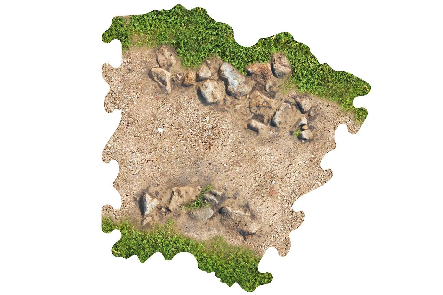 ToysWD Crawler Park: 3x Rock Bend For 1/18 & 1/24 RC Crawler Park Circuit TWDTRK001