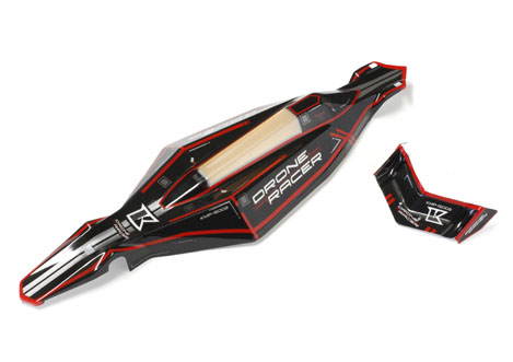 Kyosho KAROSSERIE DRONE RACER ZEPHIR SCHWARZ DRB002BK - Abbildung 1