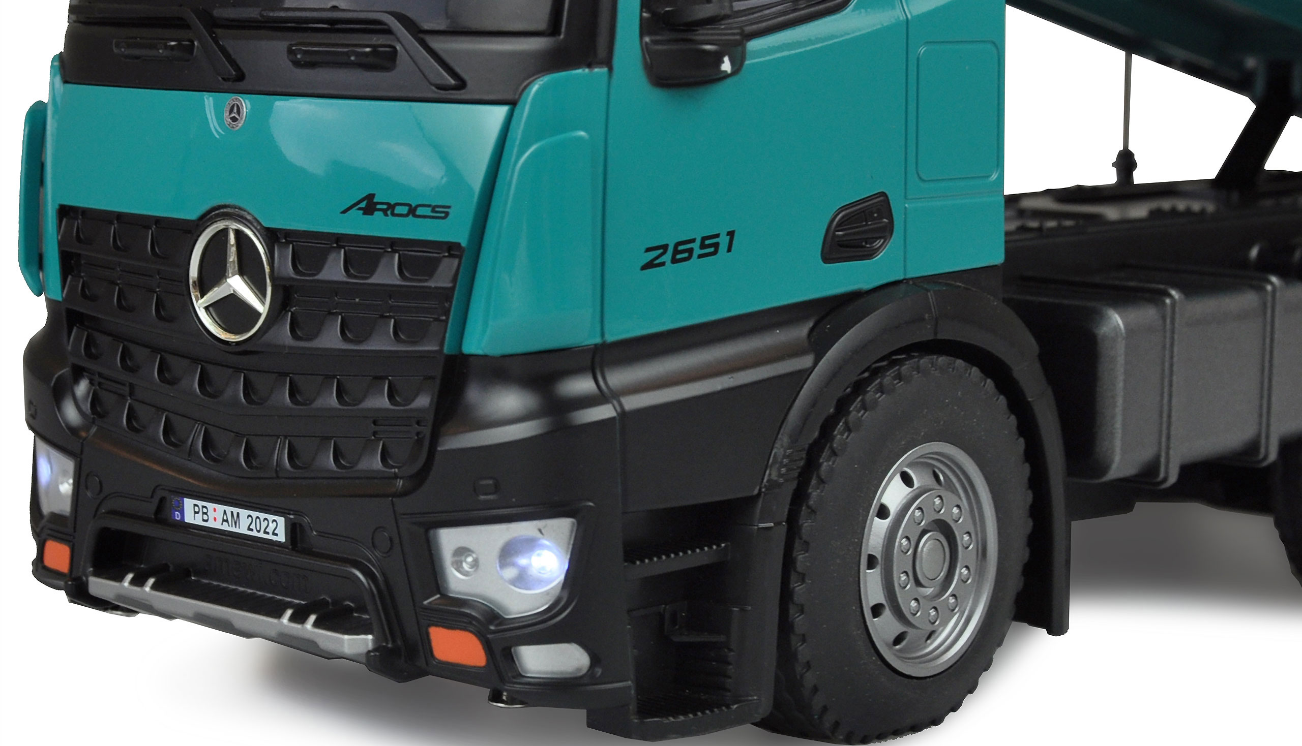 Amewi Mercedes-Benz LKW Kipper Pro Metall 2,4GHz RTR Petrol 22533 - Abbildung 6