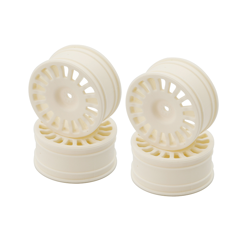 LC Racing Felgen Weiß 25mm 18 Speichen (12mm) 4 Stück LC8054