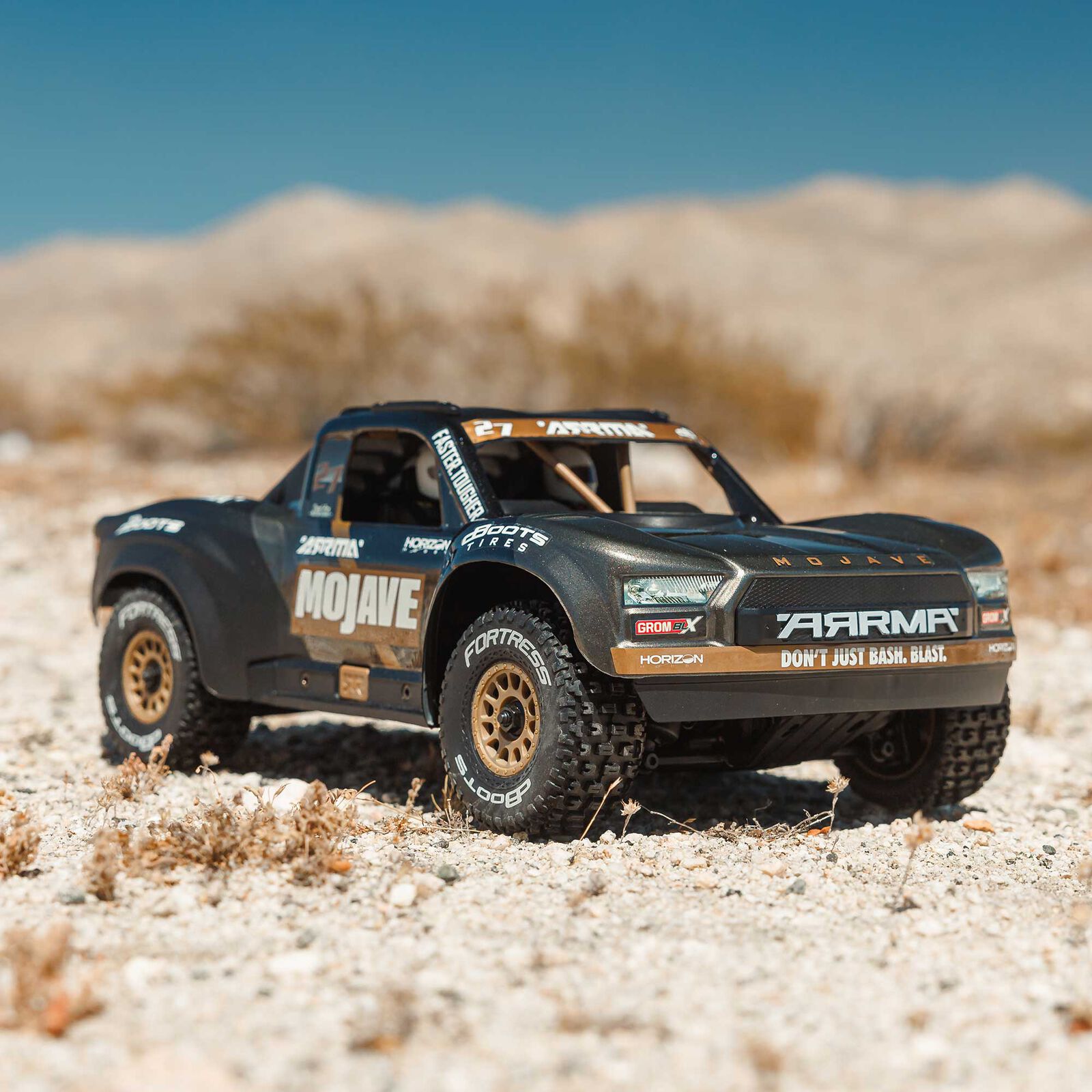 ARRMA MOJAVE GROM 1/16 223S DSC 4X4 RTR Brushless Desert Truck, Black ARA2304T1