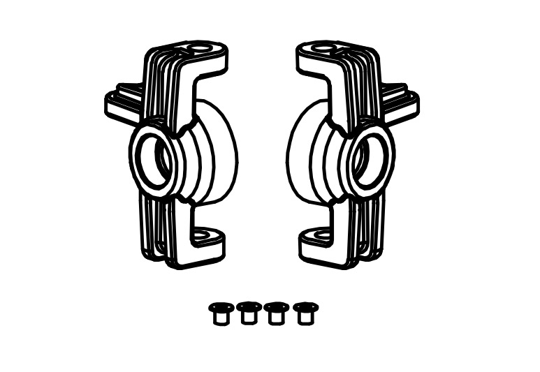 Absima Steering Cups L/R 1610104