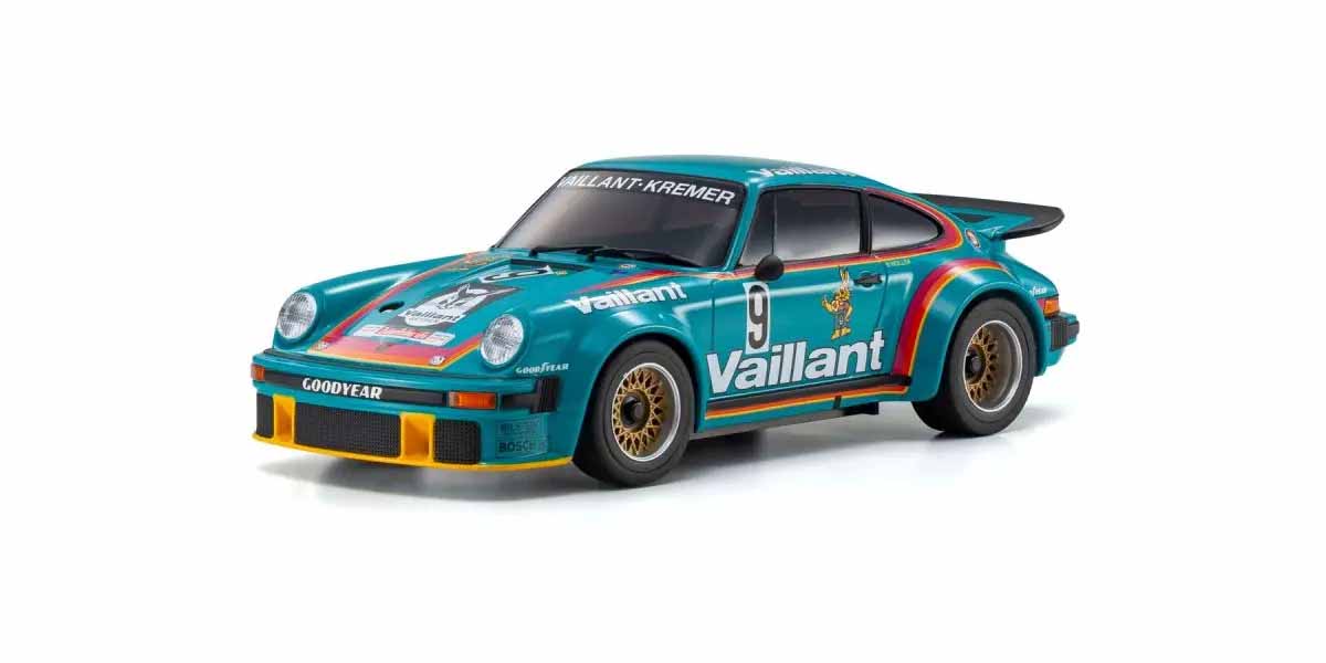 Kyosho Mini-Z MR04 RWD Porsche 934 RSR 1976 Vaillant #9 (N-RM/KT531P) 32368V - Abbildung 1