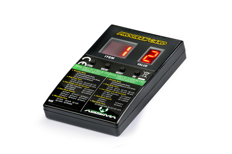 Absima Programmbox für "Thrust BL ECO" Serie 1:8 / 1:10 2110041 - Abbildung 1