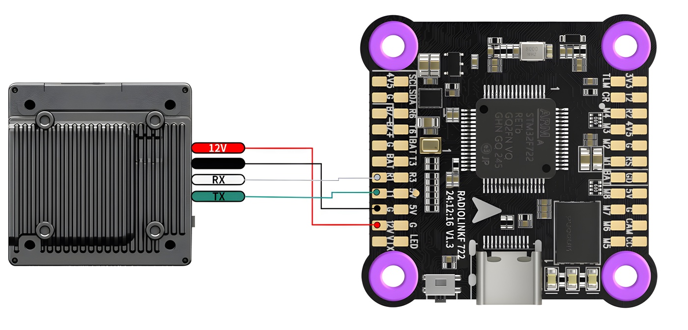 RadioLink F722 Flight Controller Racing Master F722
