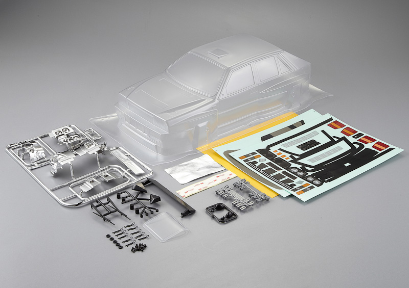 KB48285 Lancia Delta HF Integrale Karosserie unlackiert 195mm Kit