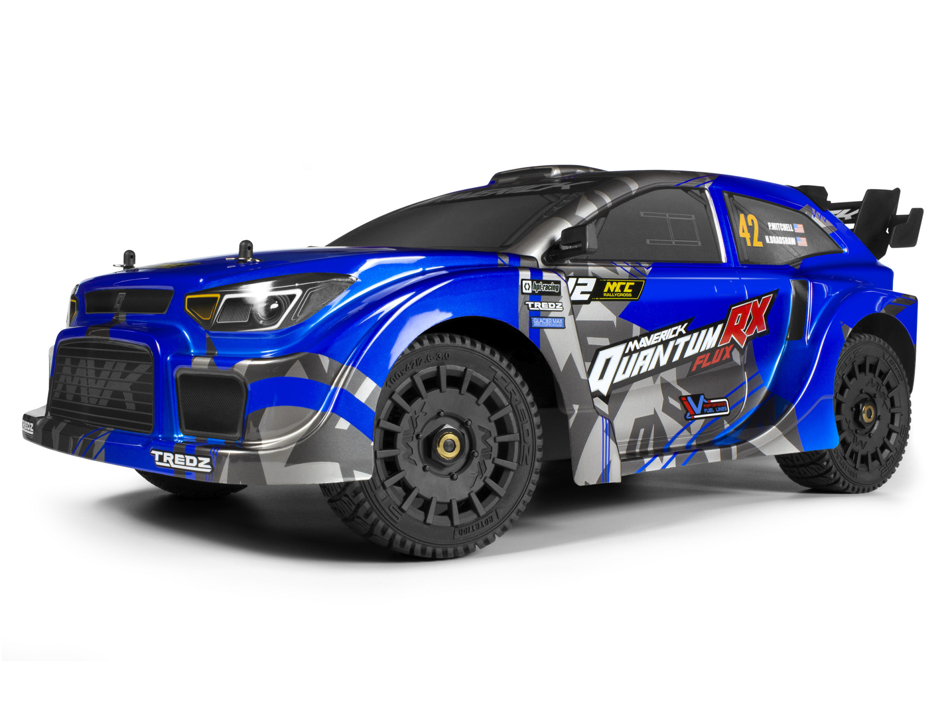 MAVERICK QuantumRX Flux 4S 1/8 4WD Rally Car Blau 150360 - Abbildung 1