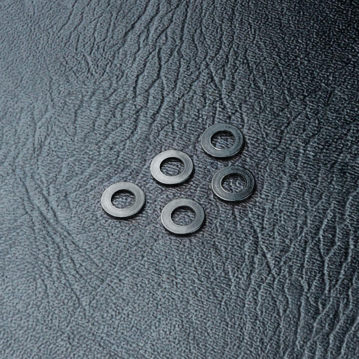 820025BK Beilagscheibe Alu 3x5.5x0.5mm schwarz (5 Stück)