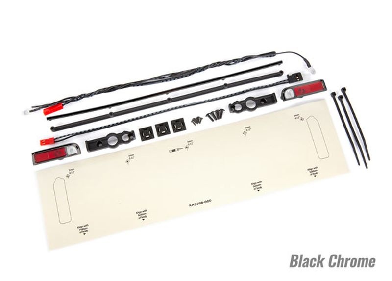 Traxxas LED Licht-Set + KT schwarz-chrome 9497X