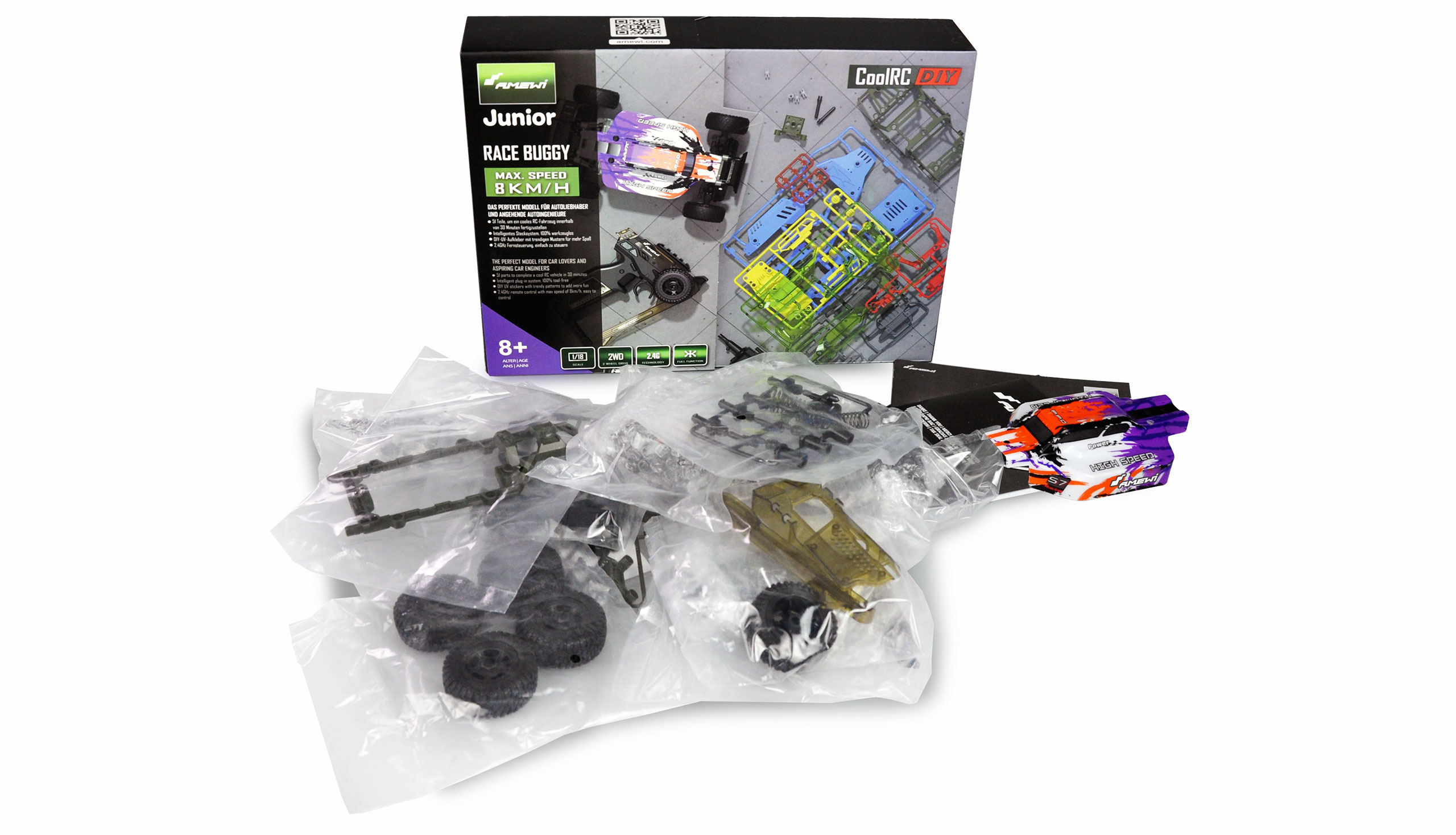 Amewi CoolRC DIY Race Buggy 2WD 1:18 Bausatz 22575