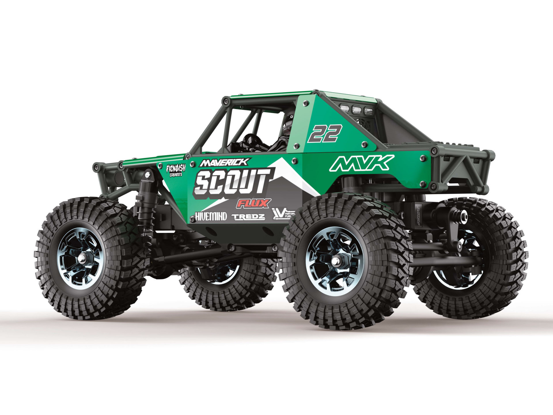 Maverick Scout-24 Flux 1/24 Rock Crawler - Grün 151305 - Abbildung 2