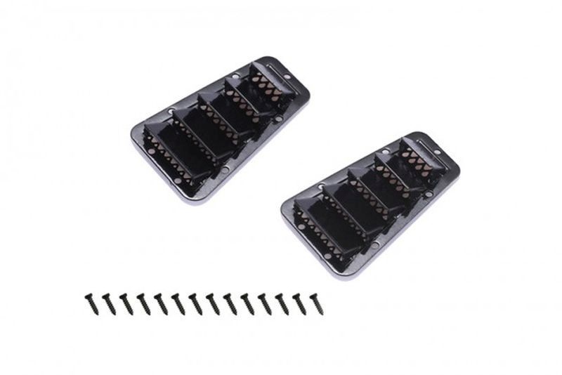 GPM Metall Lufteinlass (B) für Radkasten schwarz Traxxas Traxxas4 & 6