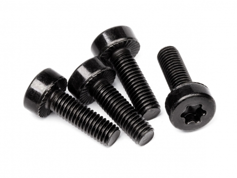 HPI ZYLINDERKOPF SCHRAUBE M5x14mm (BREIT/4ST) 15458