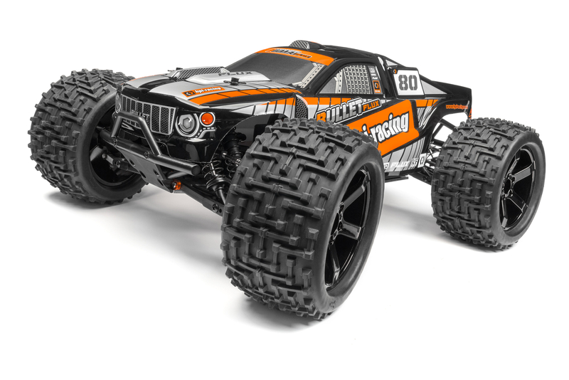 HPI Bullet ST Karosserie (unlack.) m. Nitro/Flux Dekorb. (sw) 115516