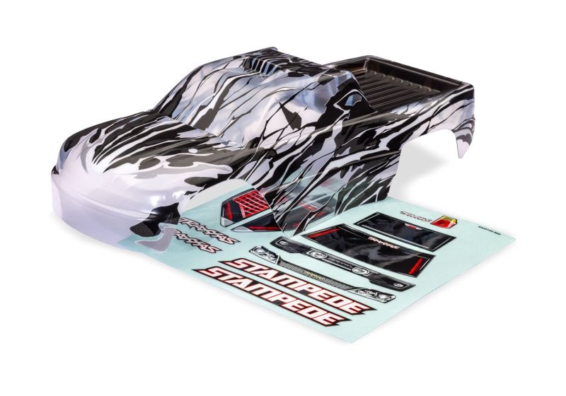 Traxxas Karosserie Stampede 2WD ProGraphix mit Aufkleber Clipless (benötigt Hintergrundlackierung) 6947X