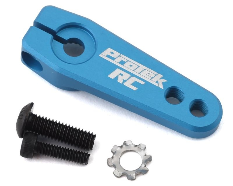 ProTek RC Aluminium Servo Horn flach klemmbar blau (25T-ProTek)