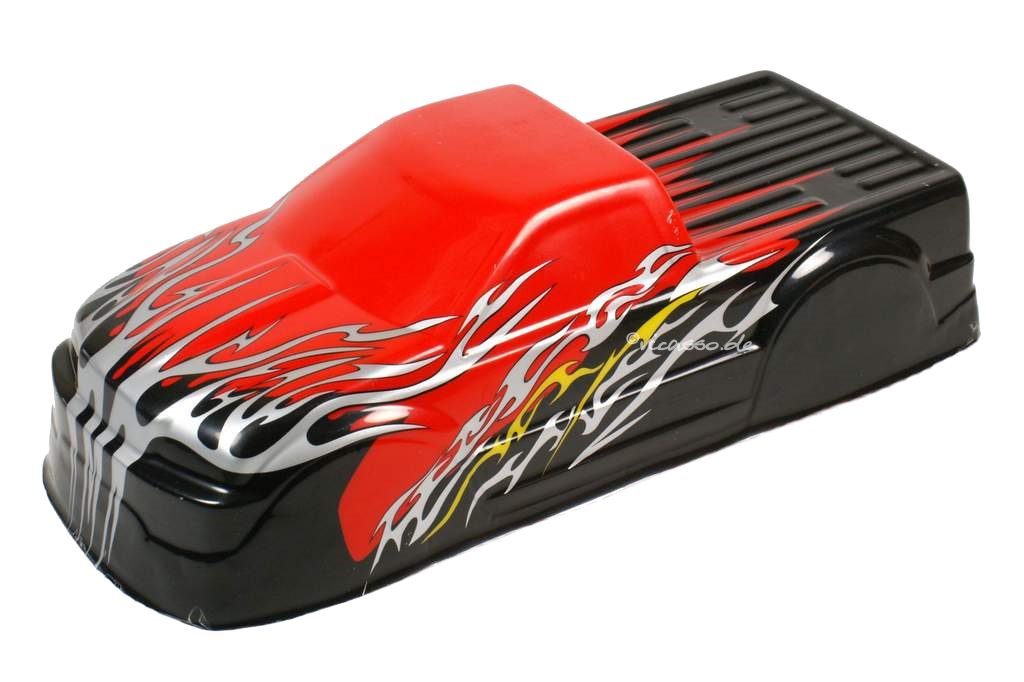 Amewi HSP Torche Karosserie Rot/Schwarz Monstertruck 10110-3