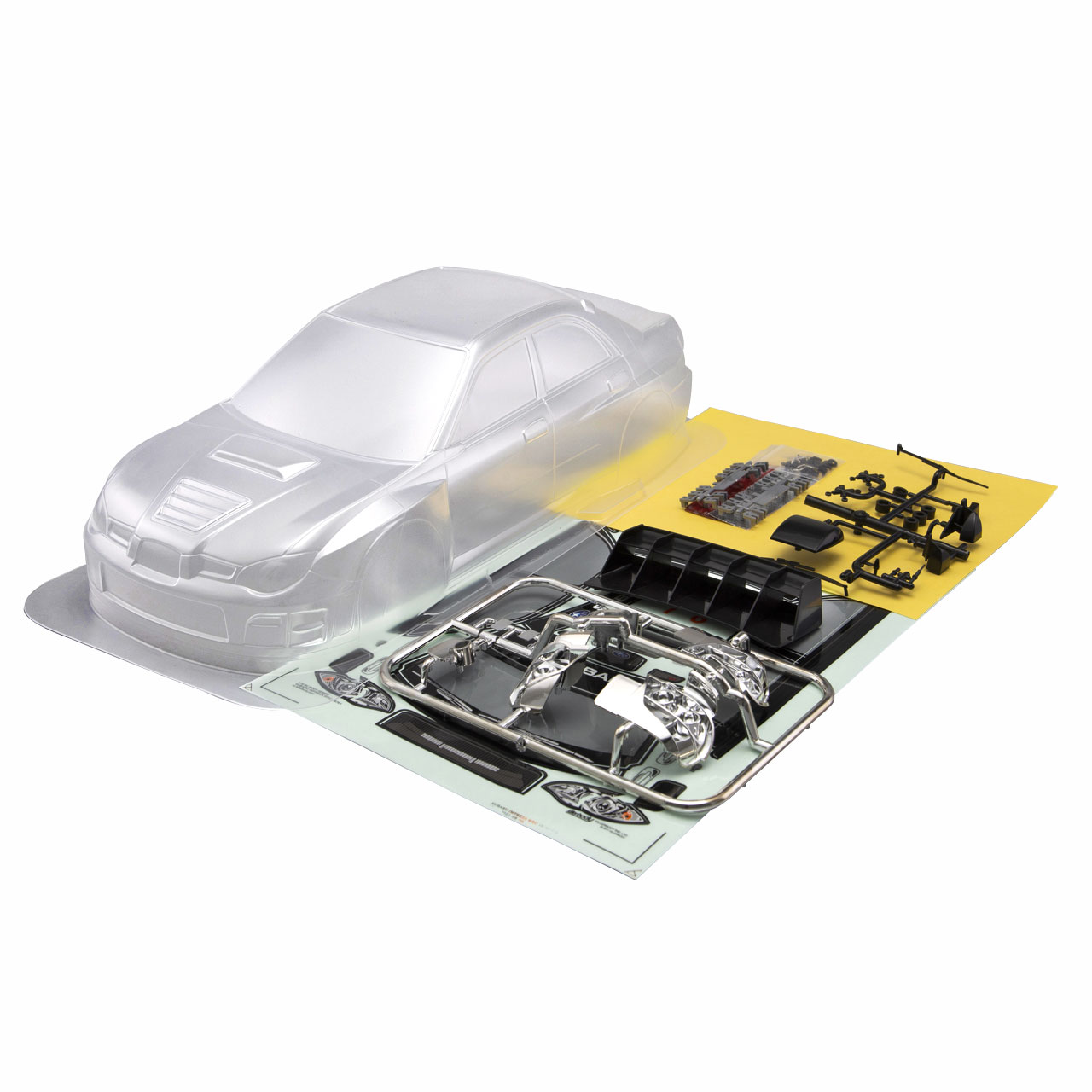 Killerbody Subaru Impreza WRC 2007 Karosserie unlackiert 195mm Kit KB48761