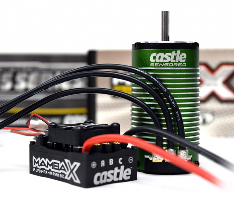 Castle MAMBA X Sensor ESC mit 1515-2200KV Combo E-Buggy 010-0155-05