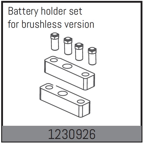 Absima Batteriehalter Set 1230926