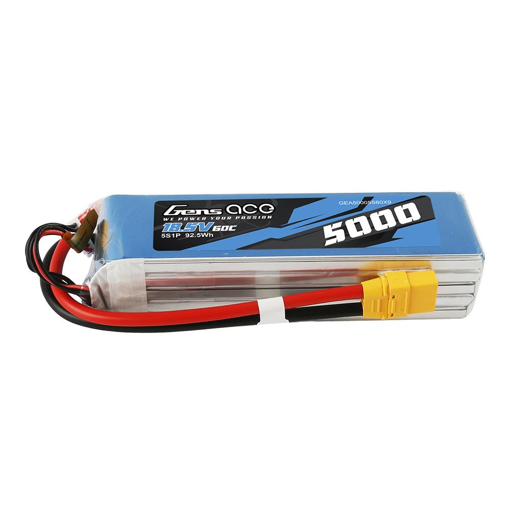 Gens Ace 5000mAh 18.5V 60C 5S1P Lipo Akku Pack mit XT90 GEA50005S60X9