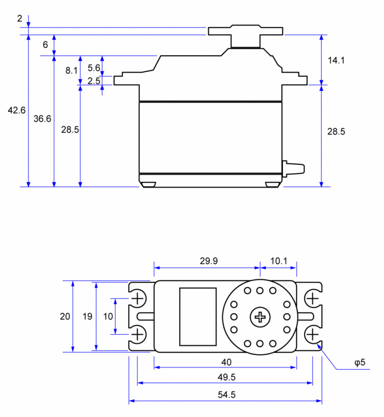 Futaba S-C401 Car Servo 13.8kg 0.09s HV S.BUS FPS-C401