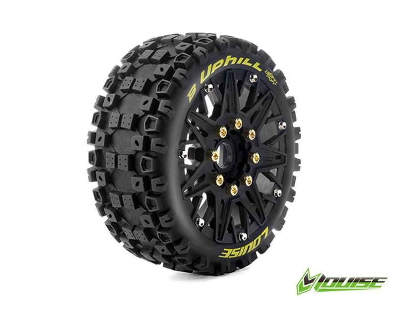 Louise B-Uphill Reifen soft MFT auf Felge schwarz 17mm (2) L-T3364SB