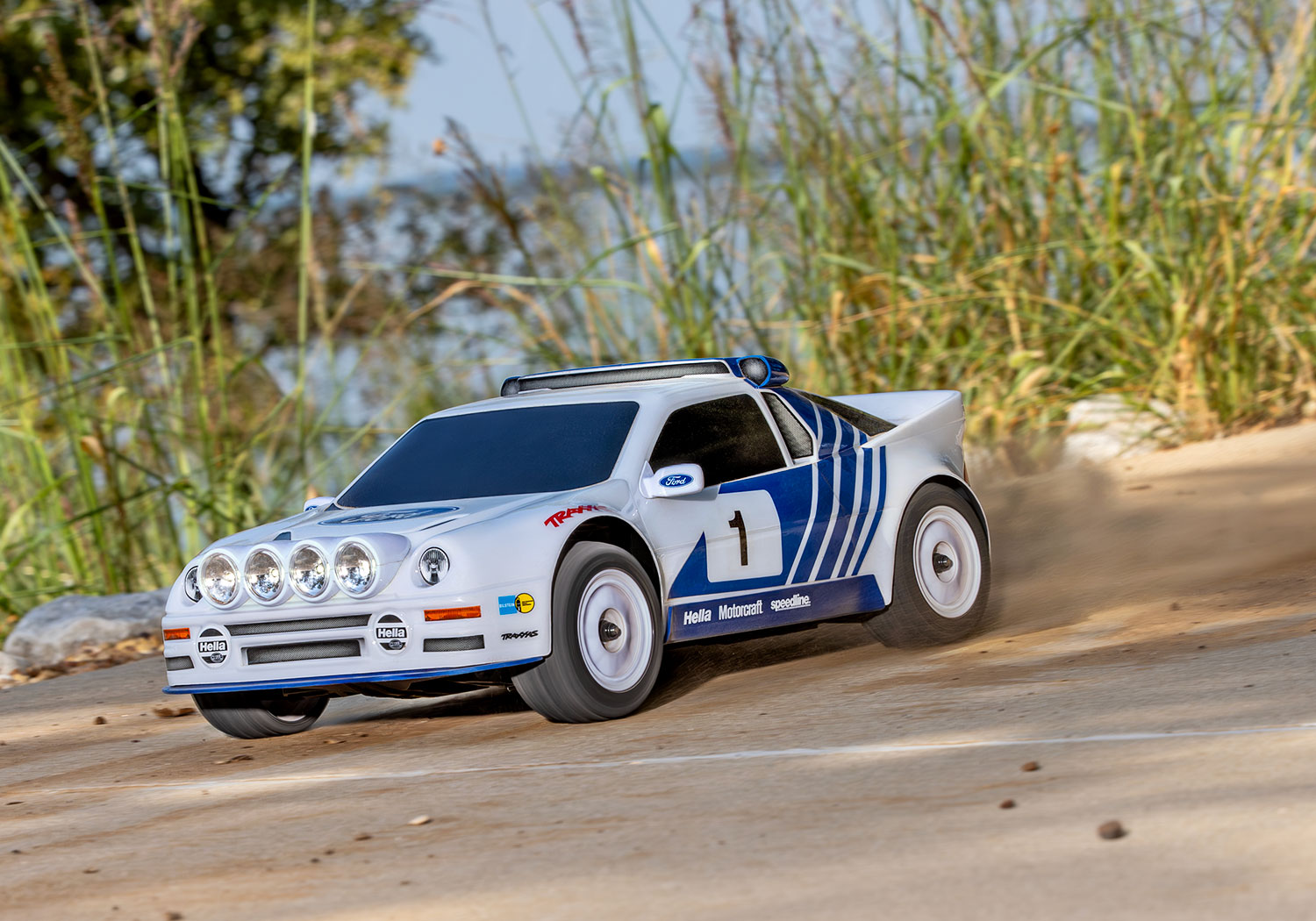 Traxxas Mini Rally Ford RS200 4x4 VXL Brushless RTR Grau mit Lipo/Lader 108046-1 - Abbildung 9
