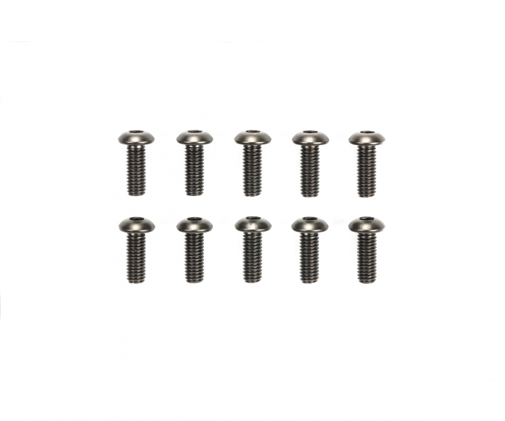 Tamiya 51626 3x8mm 6-Kantkopf Schraube Stahl (10) 300051626
