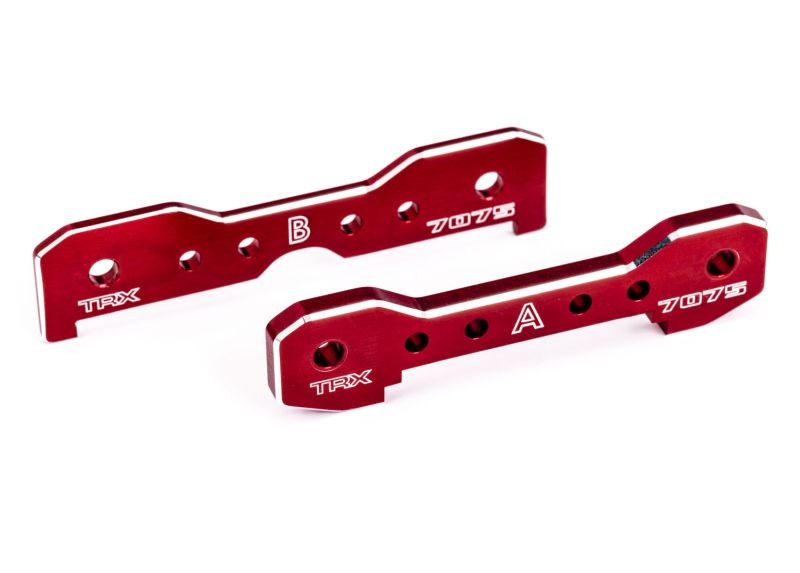 Traxxas Querlenker-Halter vorn 7075-T6 Alu rotn eloxiert 9629R