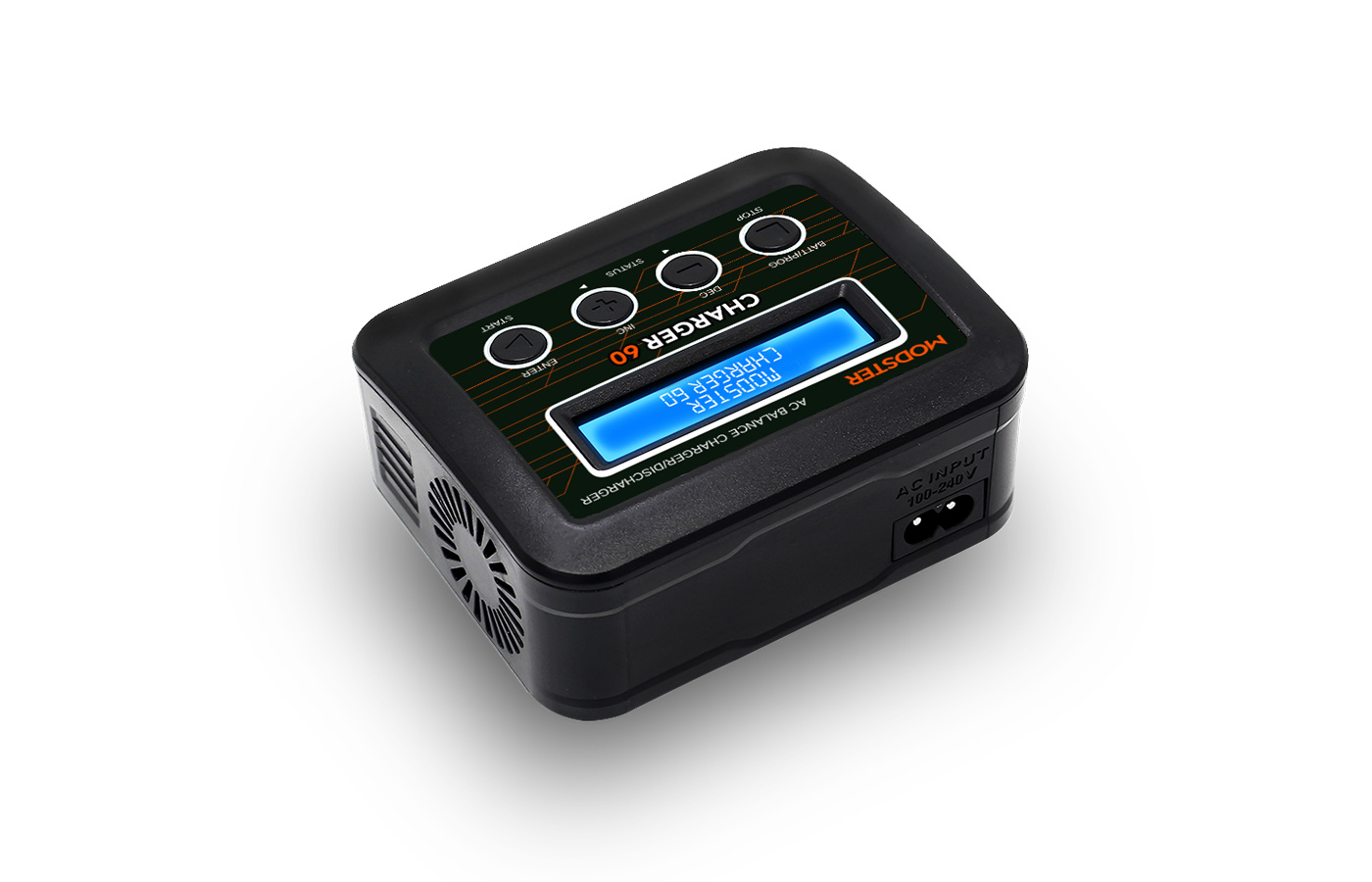 Modster Ladegerät AC 60 Charger LiPo 2-4S 6A 60W mit integriertem Ne MD10062