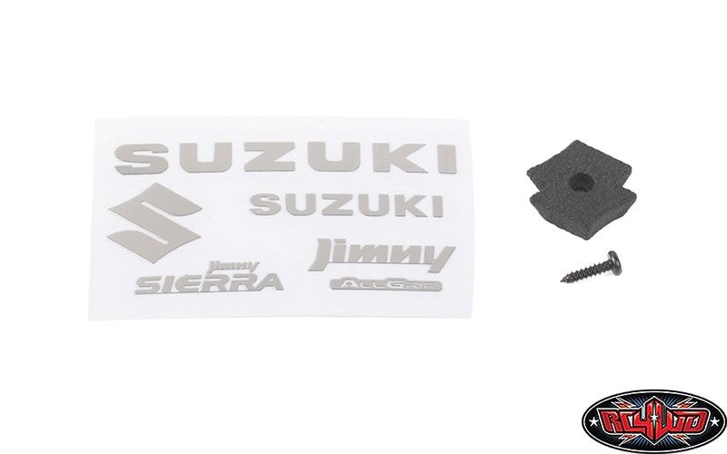RC4WD Metal Logo Set for MST 4WD Off-Road Car Kit W/ J4 Jimny Body VVV-C1170