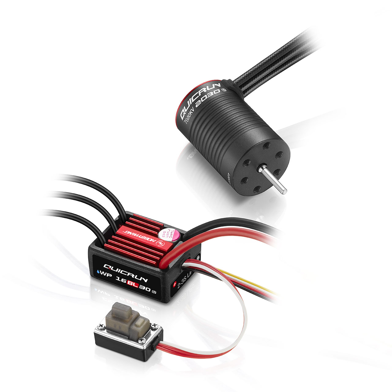Hobbywing Combo WP16BL30 G2 mit 2030SL-7800kV-G2 Sensorless 38030006