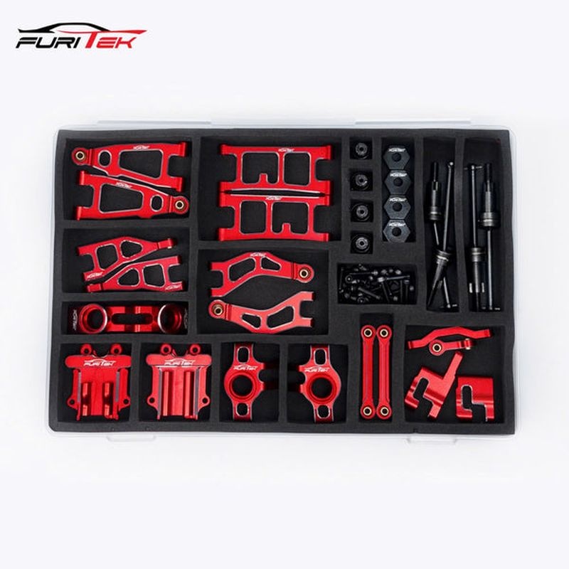 FURITEK Alumina Speed-Ultimate-Ugrade-Kit blau für 1/18 ARRMA Mojave Grom FUR-2598