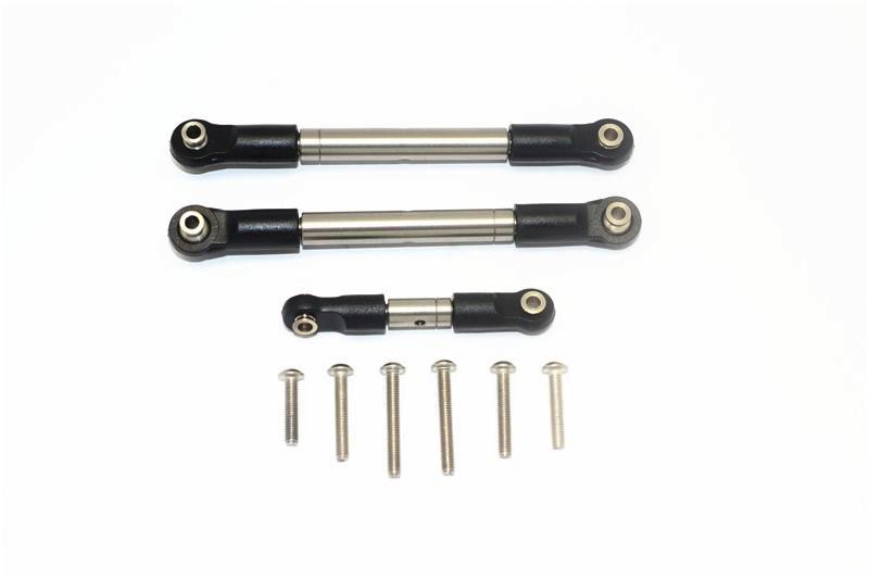GPM Edelstahl Lenkstangen Set (3 Stk.) Traxxas MAXX