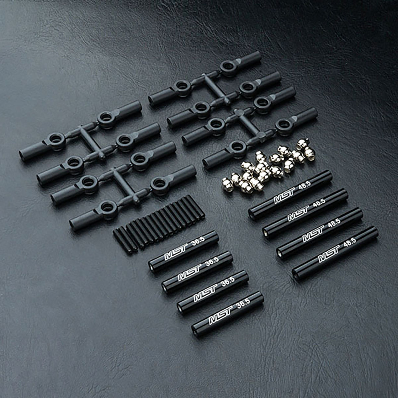 210536BK Verbindungsstange Set Alu schwarz 242mm CMX