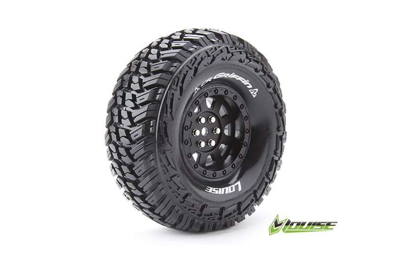 Louise CR-GRIFFIN 1.9 supersoft Felge schwarz (2) 12mm Crawler L-T3230VB