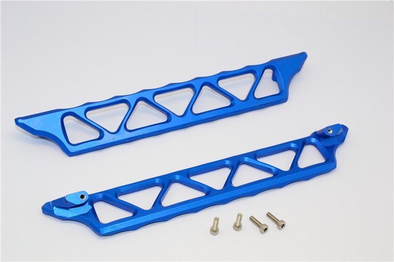 GPM Alu Seitenschutz blau Traxxas X-MAXX