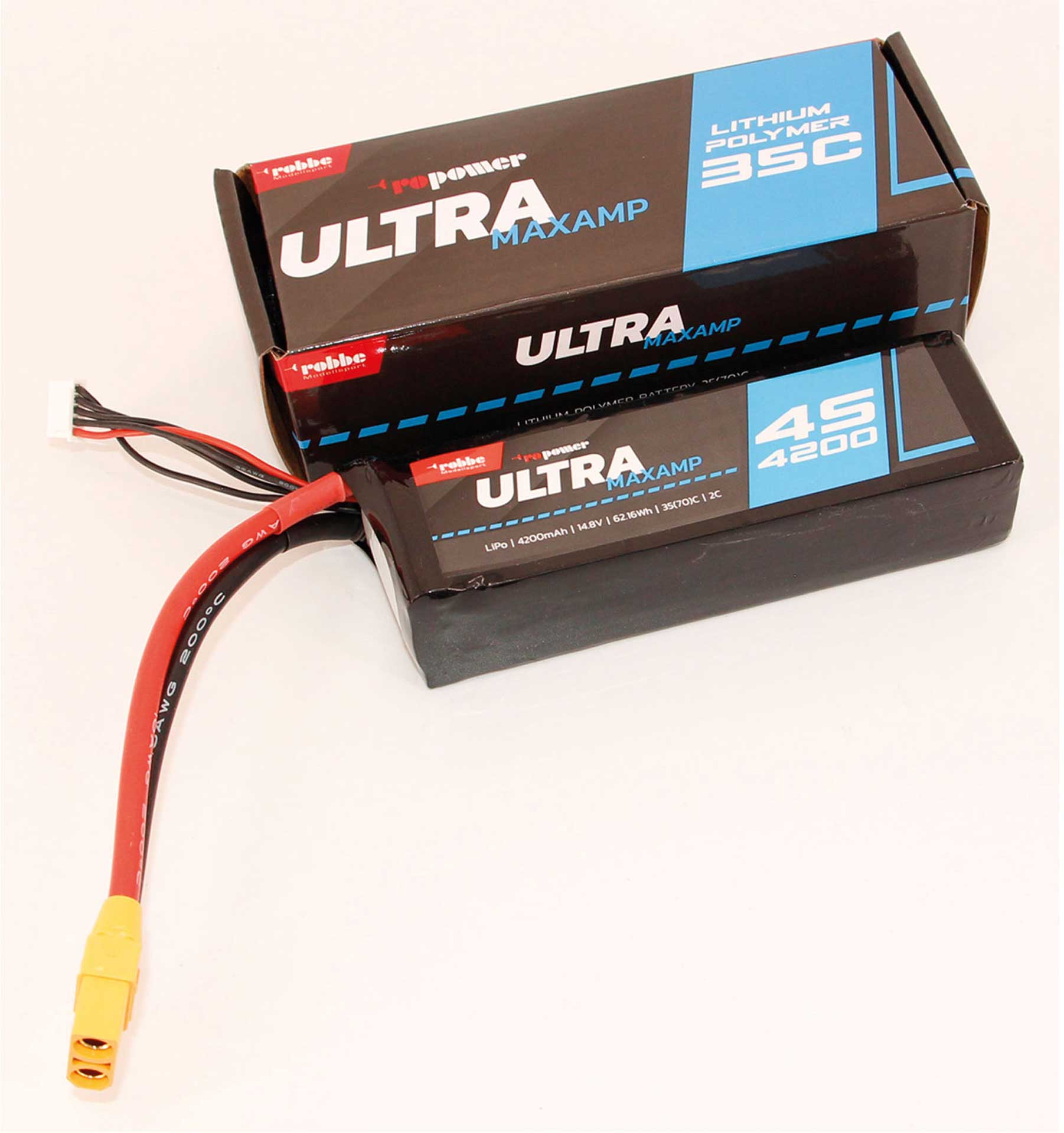 Robbe RO-POWER ULTRA MAXAMP 4200MAH 14,8 VOLT 4S 35(70)C LIPO AKKU 7370