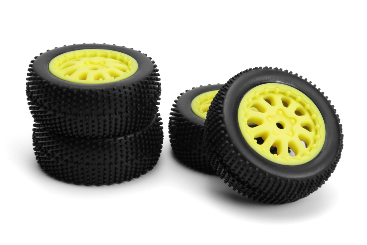 Maverickn Sidepin SC Reifen & Felgen Räderset Gelb/Vorne/Hinten 151531