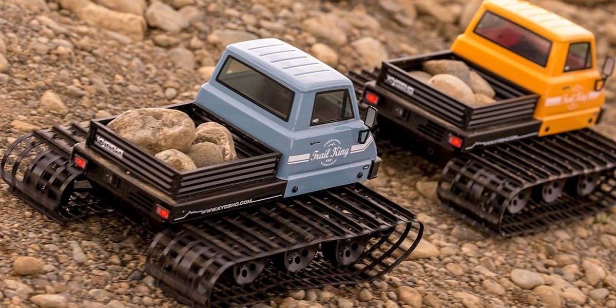 Kyosho Trail King Gelb T1 1:12 ReadySet EP Raupenfahrzeug (KT431S) 34903 - Abbildung 8